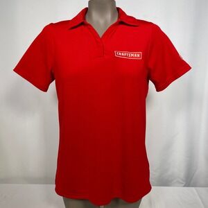 Craftsman Tools Under Armour HeatGear Red Polo Shirt Women's SMALL
